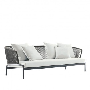 Roda SPOOL Schnurgeflecht 3-Sitzer Sofa