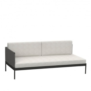 Roda BASKET 2-Sitzer Eckelement 200 x 90 cm