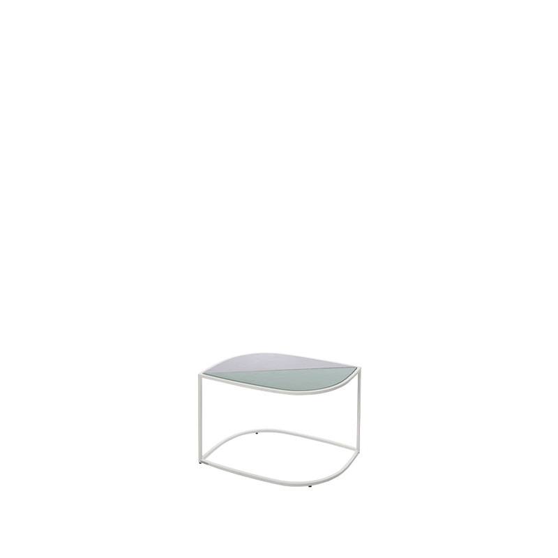 Roda LEAF Beistelltisch, milk 40 x 70 cm